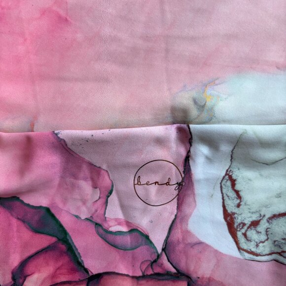 NWOT The Bendy Brand Pastel River High Waisted Pole Short - Pink Size S - Picture 3 of 6